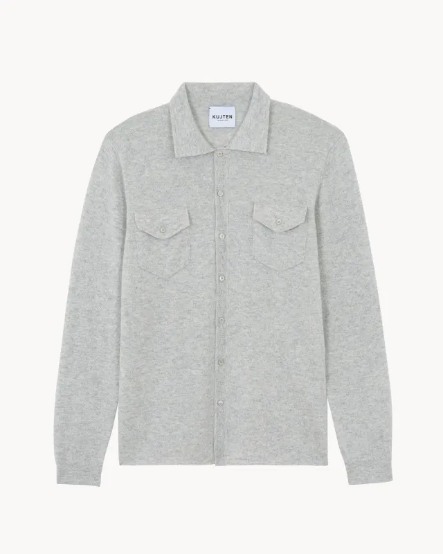 Chemise Julius gris bouleau made by Kutjen