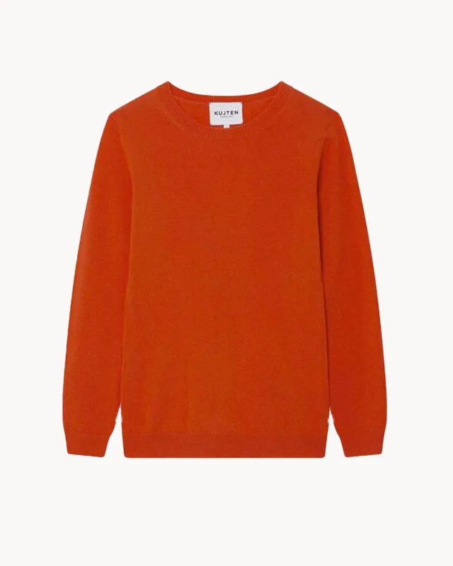 Pull Charly rouge rouille made by Kutjen