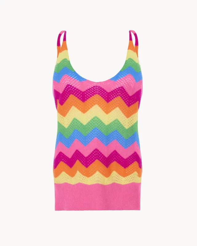 Top Tulio multicolore sold by Kutjen