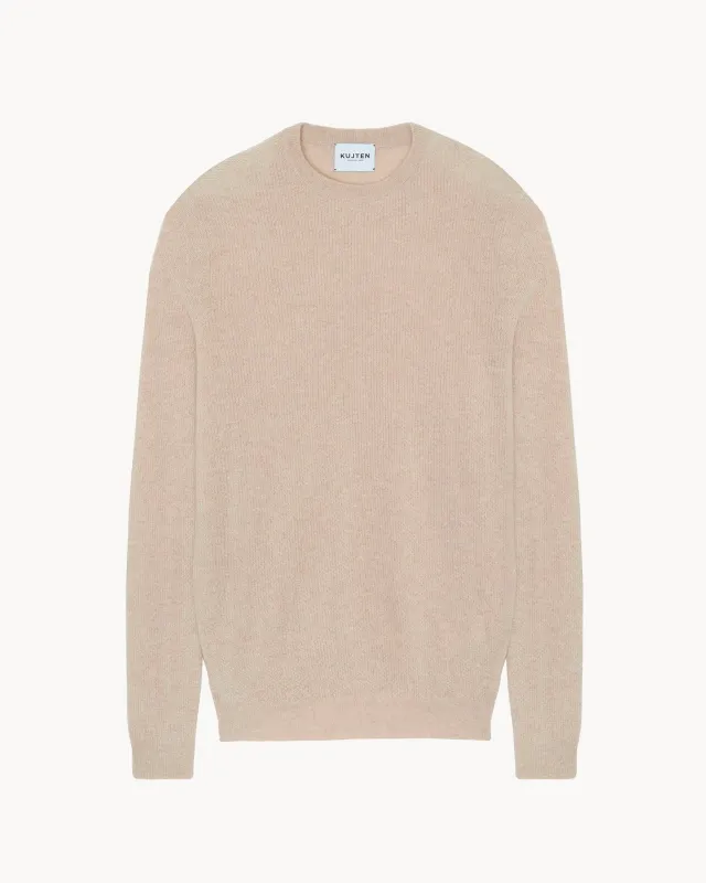 Pull Kory beige chiné made by Kutjen