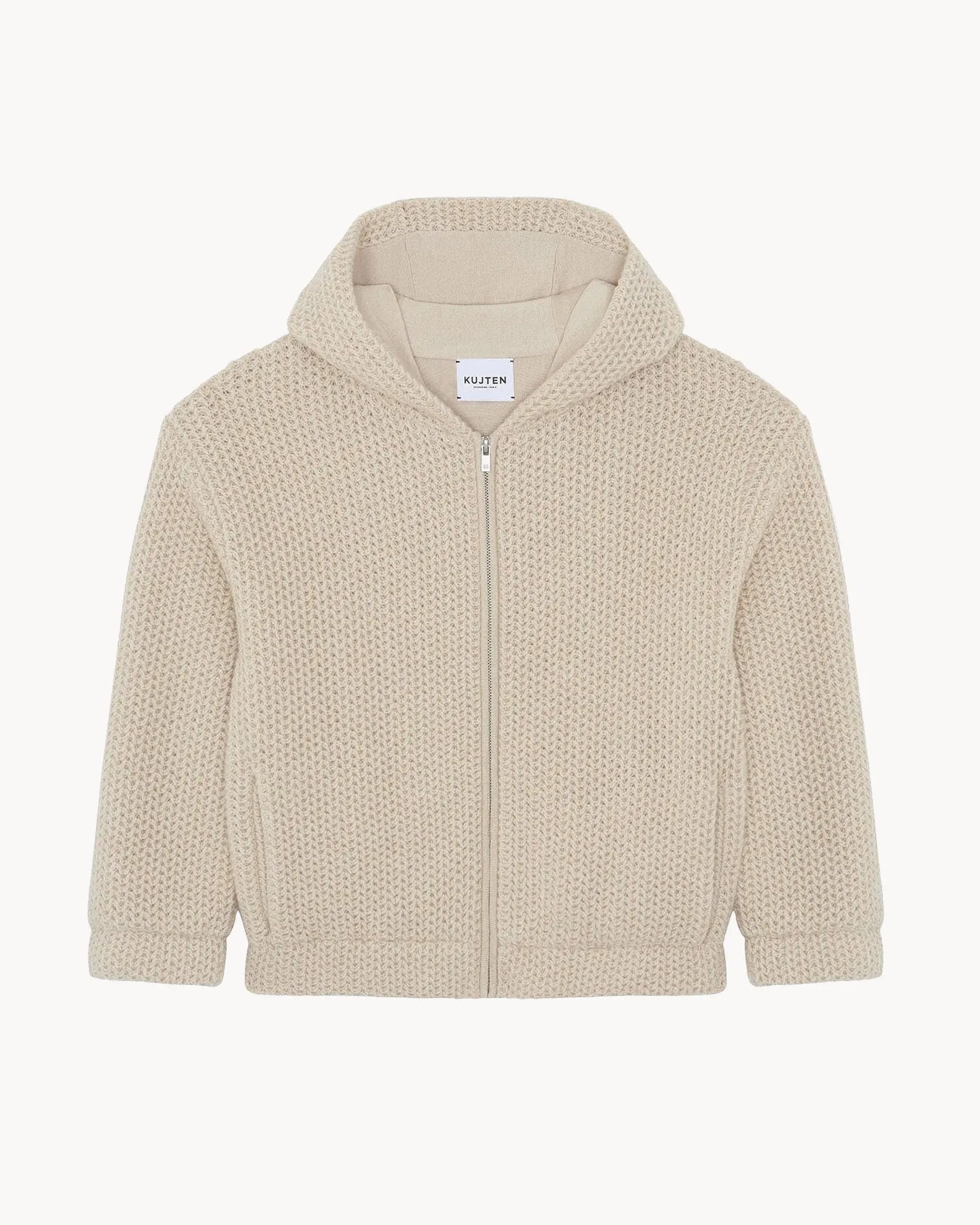 Hoodie Budi beige organic sold by Kutjen