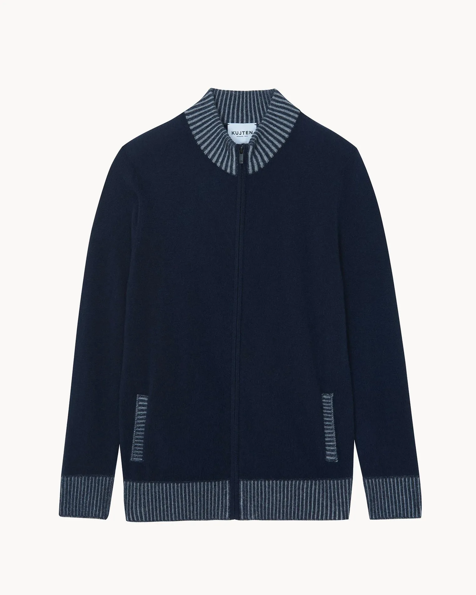 Cardigan Ross bleu marine foncé sold by Kutjen