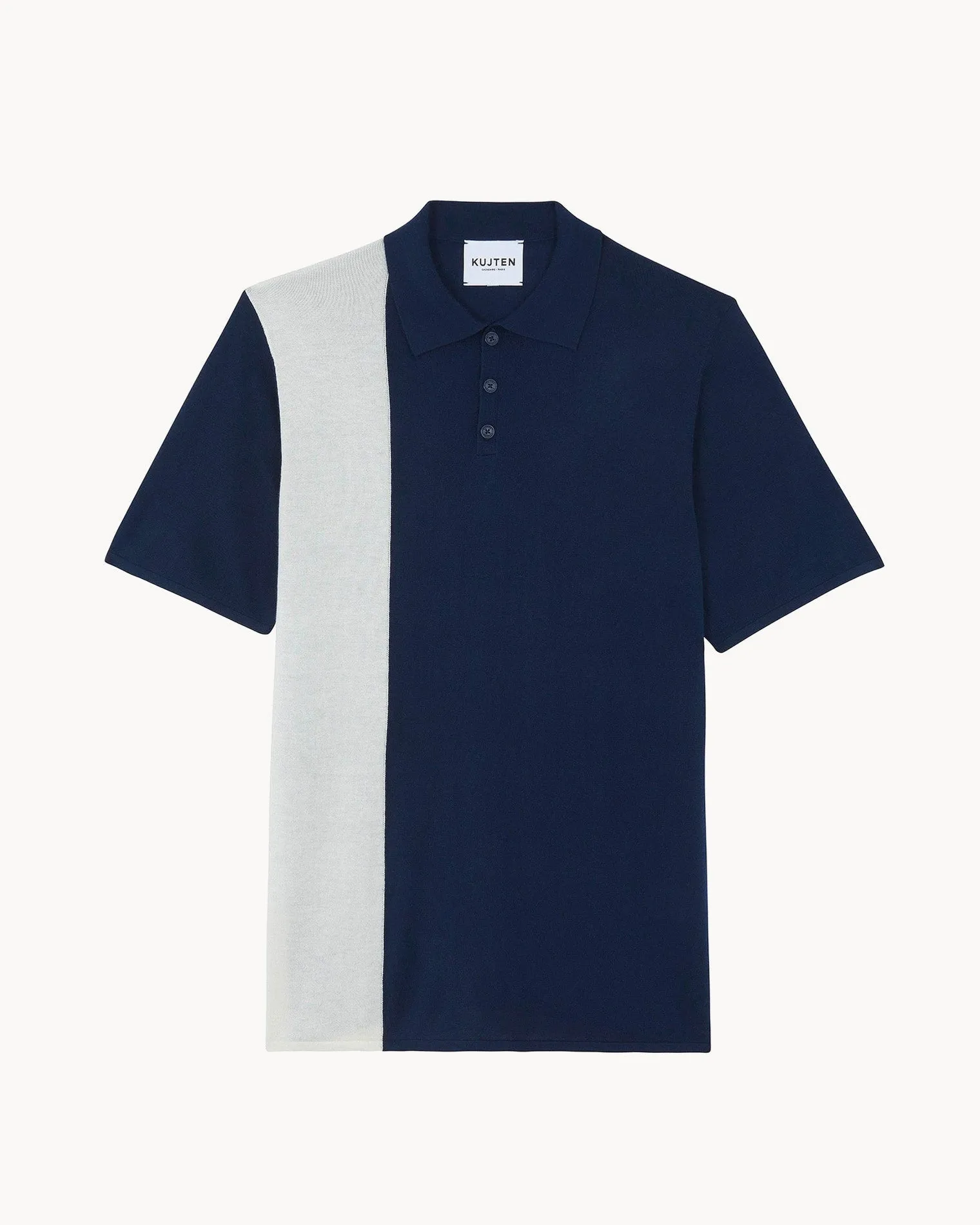 Pull Gary Colorblock bleu marine foncé sold by Kutjen