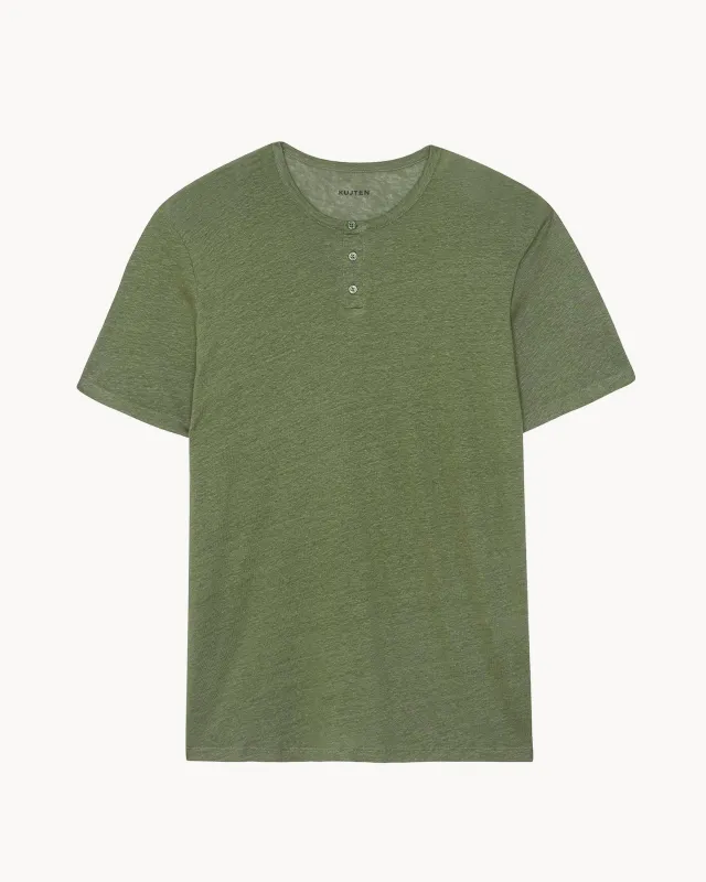 T-Shirt Lino kaki clair sold by Kutjen