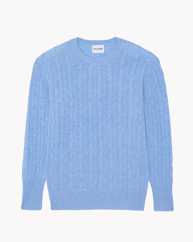Pull Tomi bleu jeans made by Kutjen