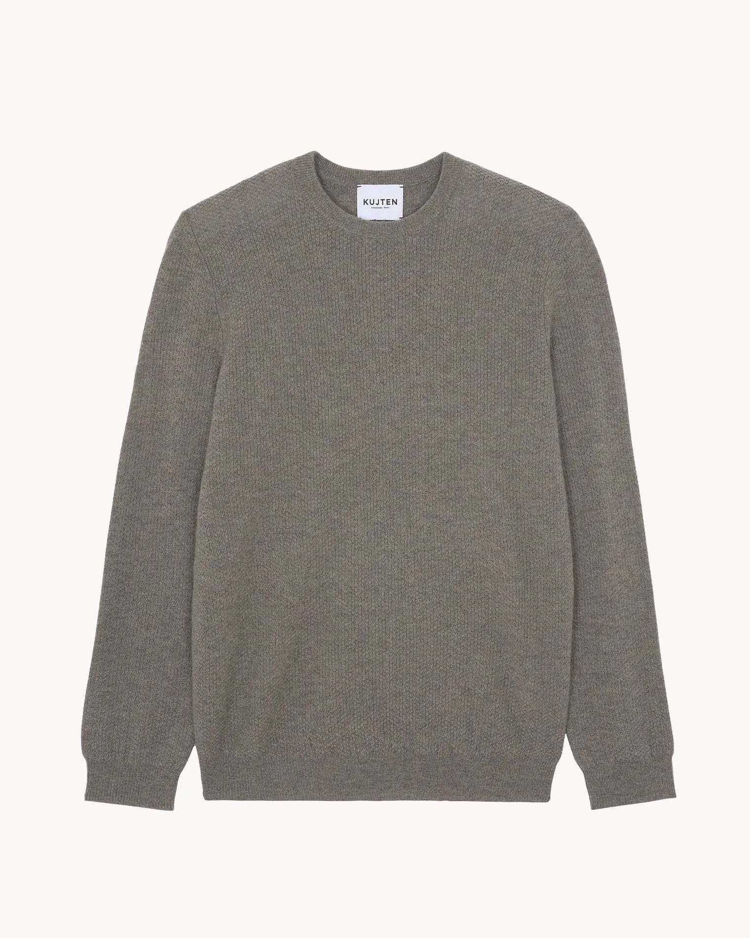 Pull Kory beige taupe mouliné sold by Kutjen