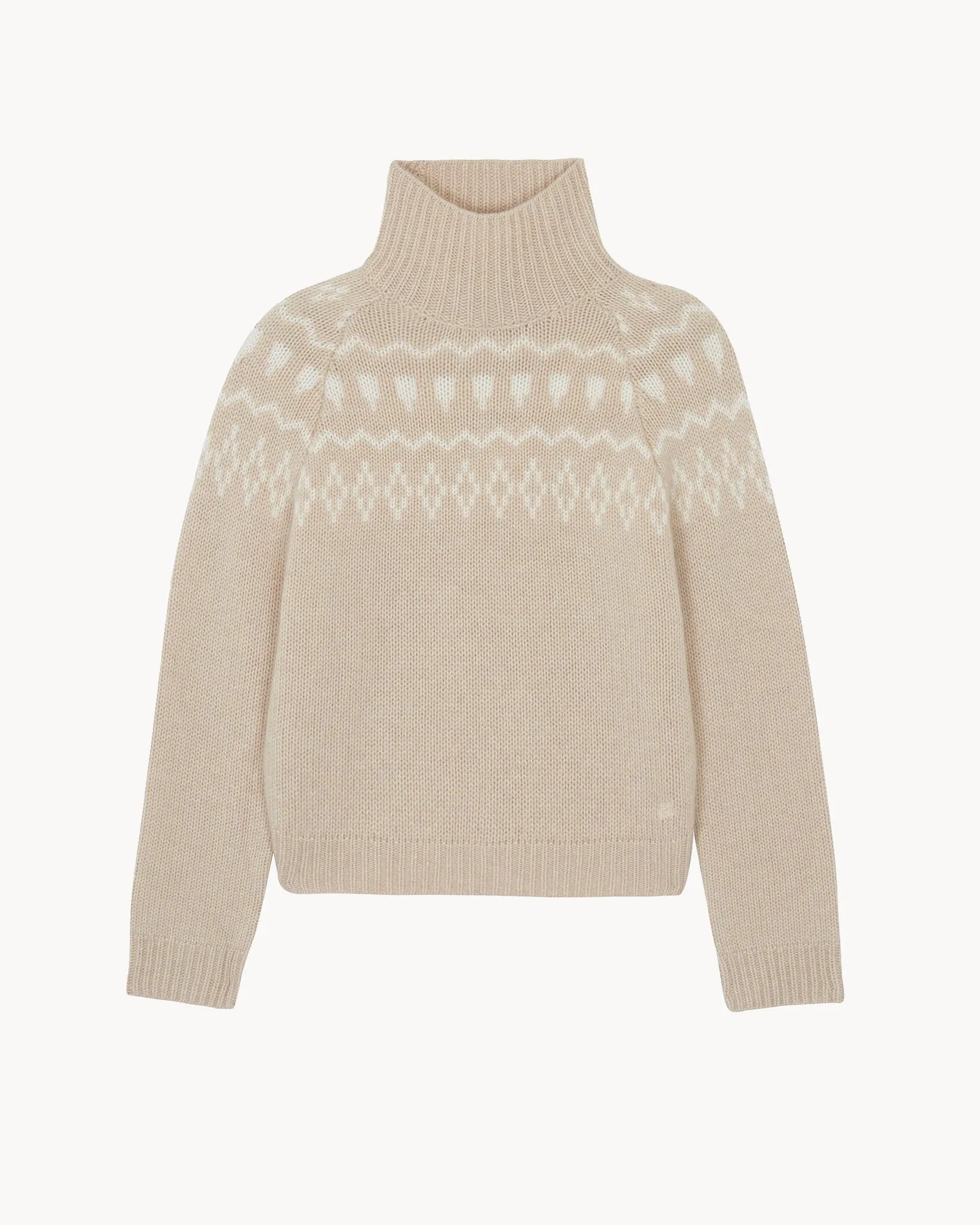 Pull Stelli beige organic sold by Kutjen