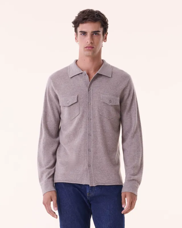 Gilet Julius taupe made by Kutjen