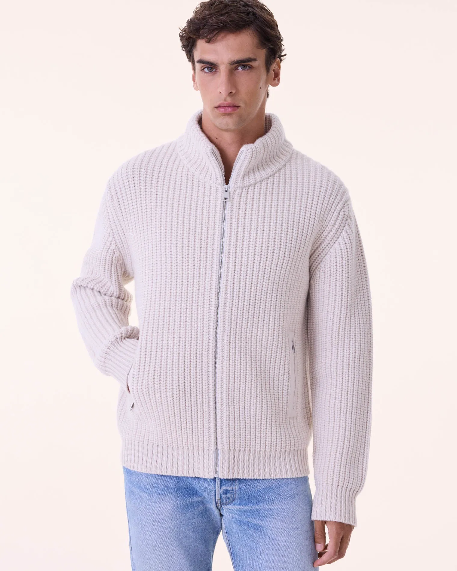 Gilet Fraser beige organic sold by Kutjen