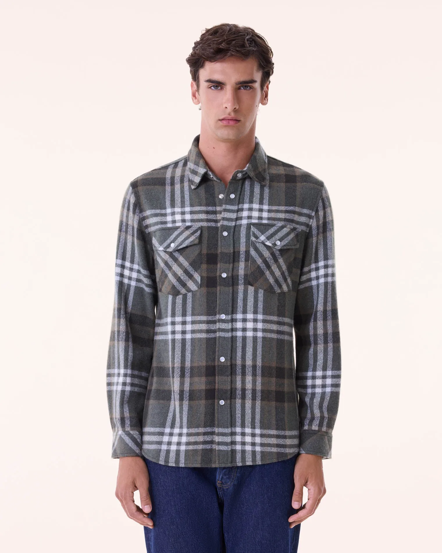 Chemise Timber Square kaki foncé sold by Kutjen product image thumbnail 2