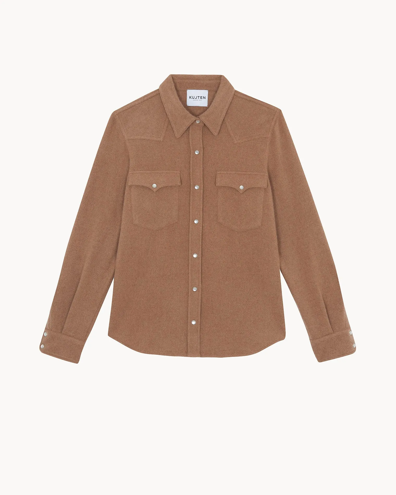 Chemise Lumber Plain marron camelo sold by Kutjen product image thumbnail 4