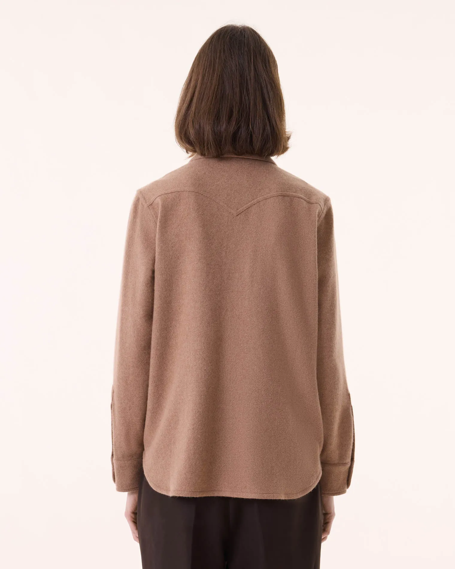 Chemise Lumber Plain marron camelo sold by Kutjen product image thumbnail 3