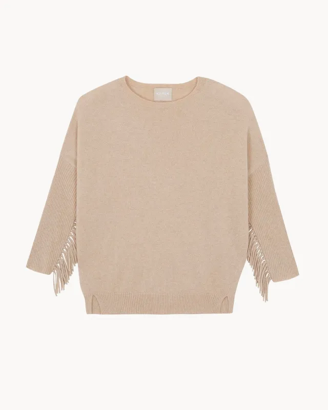 Pull Ayade beige organic sold by Kutjen