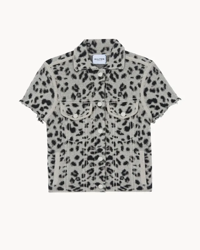 Veste Jessinda Leo avoine sold by Kutjen