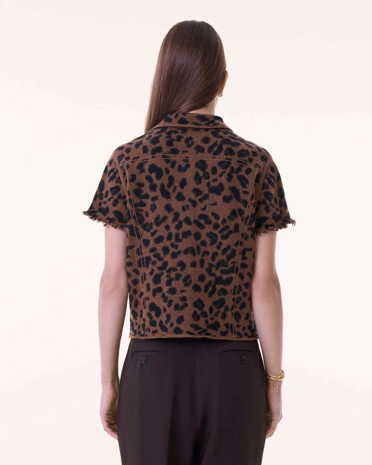 Veste Jessinda Leo marron sold by Kutjen product image thumbnail 3