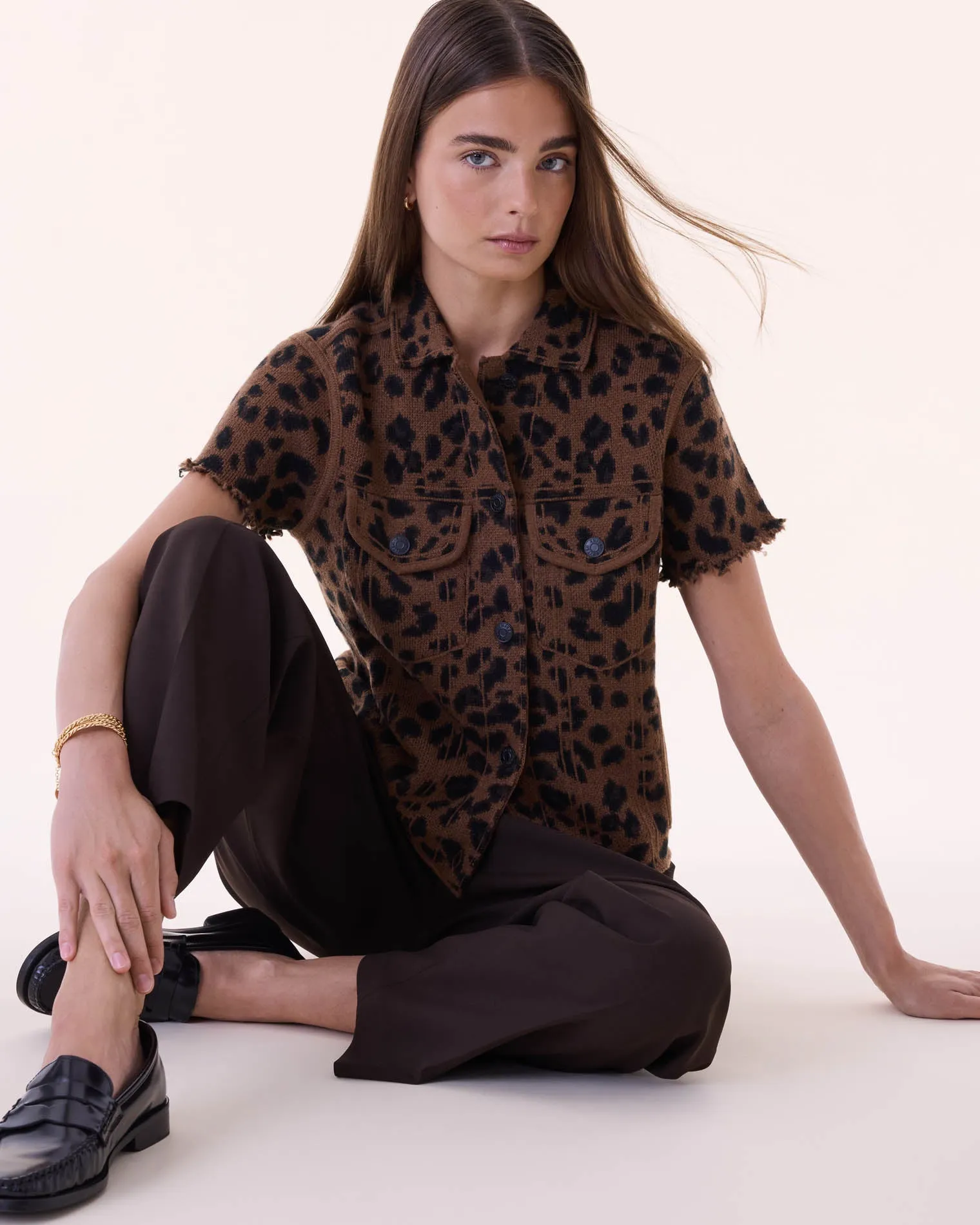 Veste Jessinda Leo marron sold by Kutjen