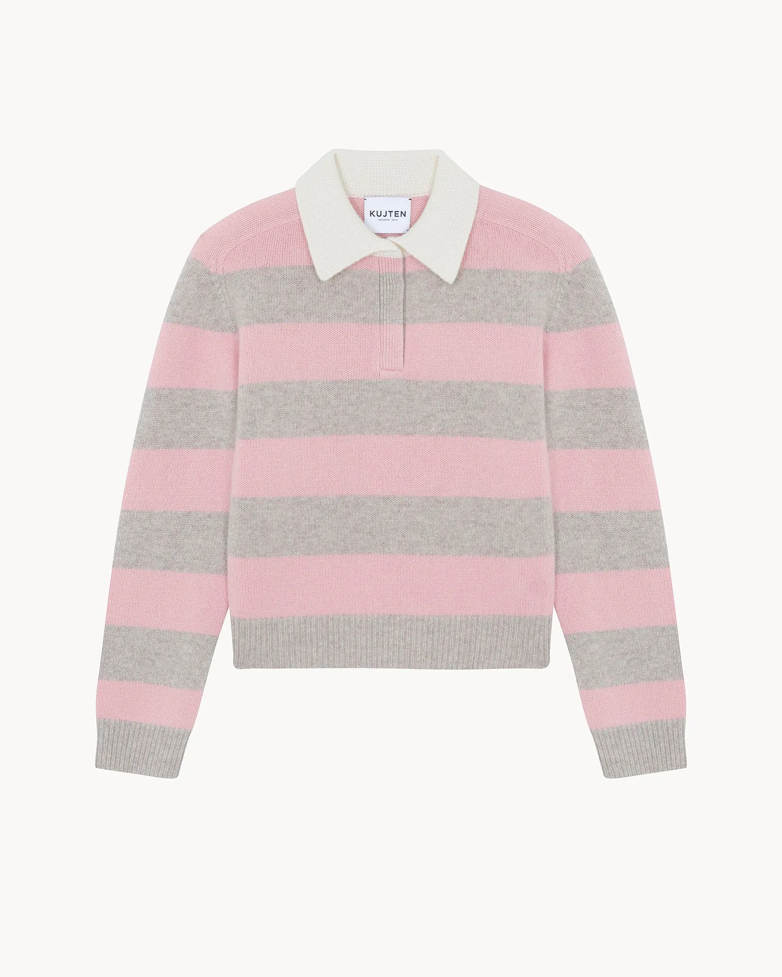 Pull Polo Royce Stripes rose vintage sold by Kutjen product image thumbnail 5