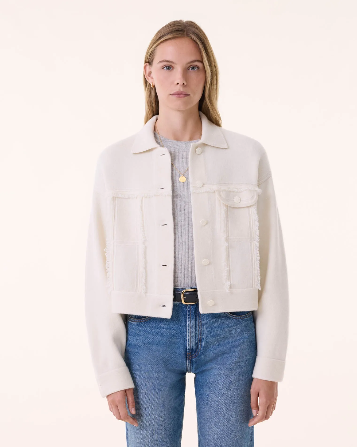 Veste Arya blanc vintage sold by Kutjen product image thumbnail 2