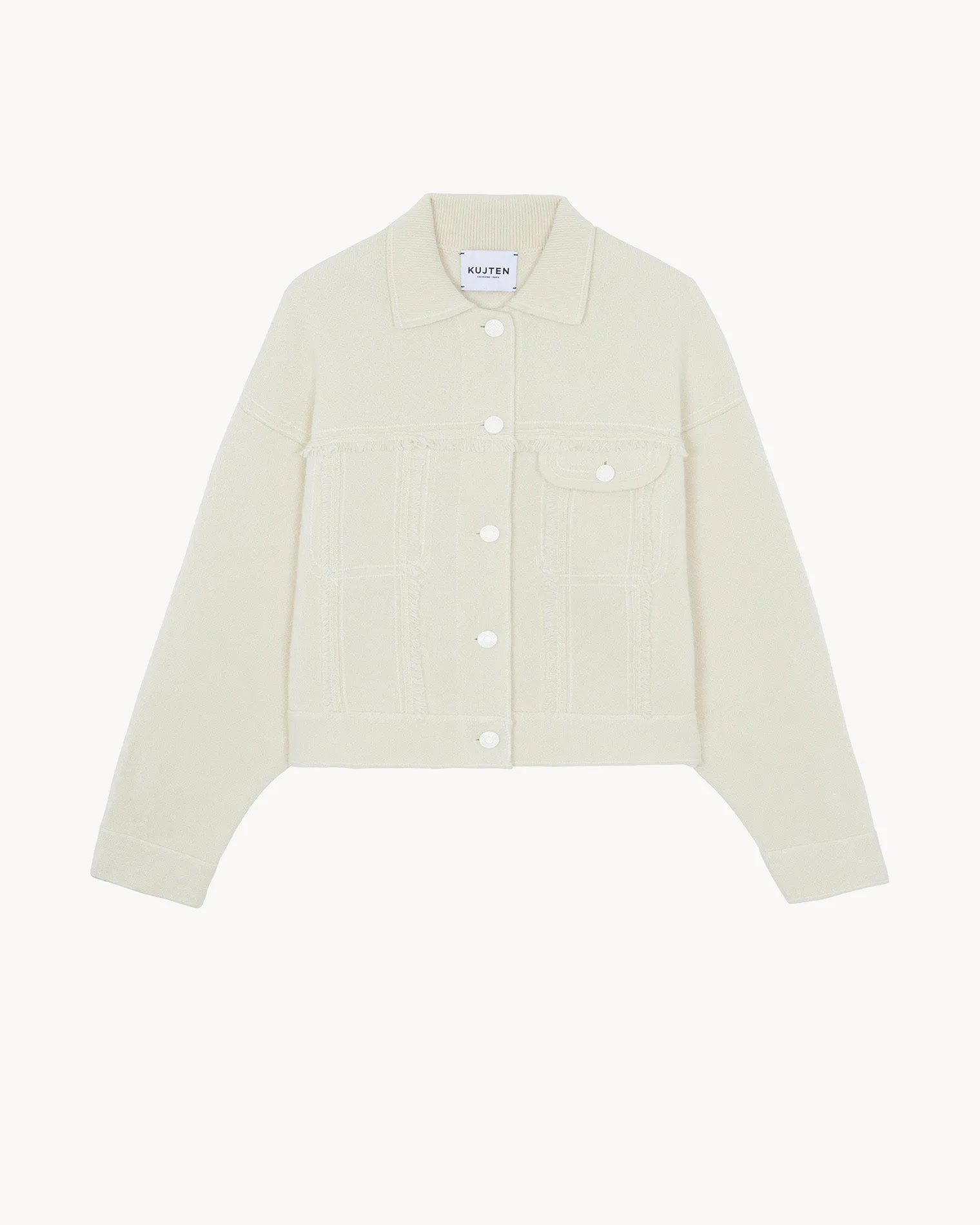 Veste Arya blanc vintage sold by Kutjen product image thumbnail 5