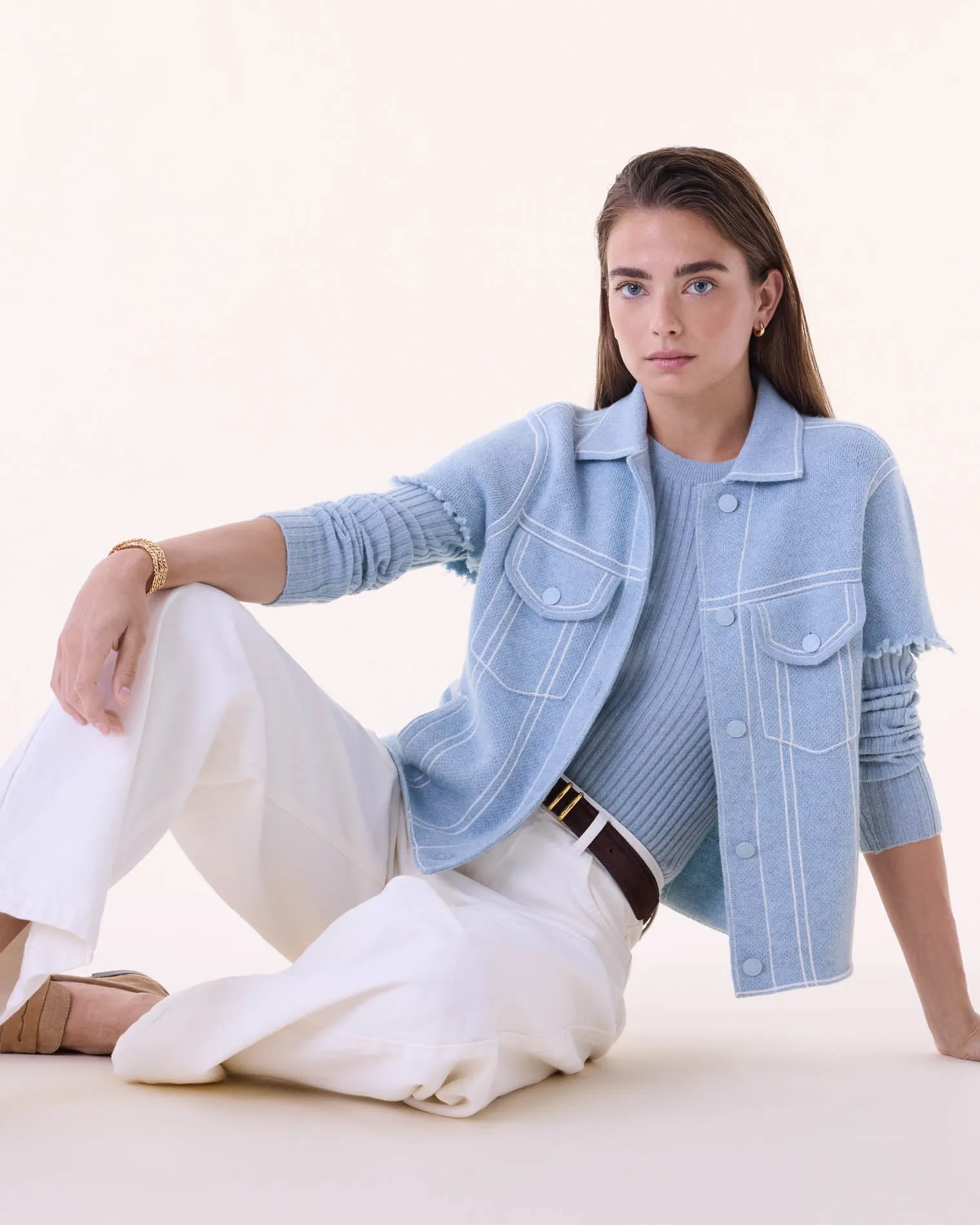 Veste Jessinda bleu vintage sold by Kutjen