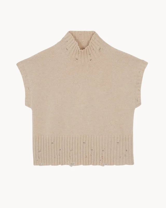 Pull Lala beige organic sold by Kutjen