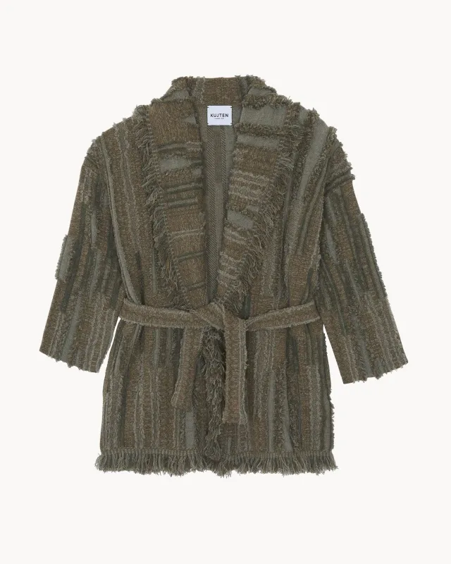 Veste Miko Destroy kaki chiné sold by Kutjen