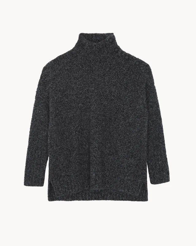 Pull Pinko Bouclette gris anthracite made by Kutjen