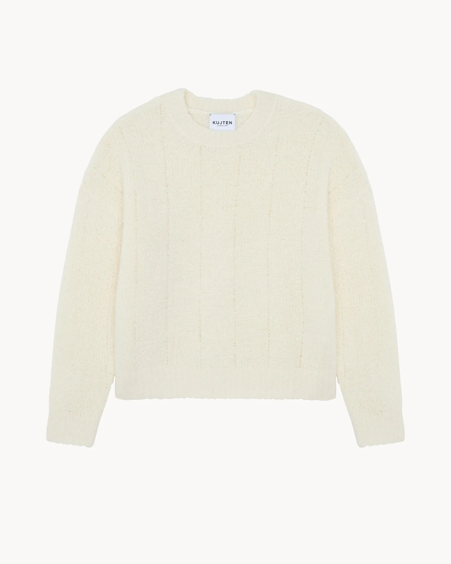 Pull Vigy blanc vintage sold by Kutjen