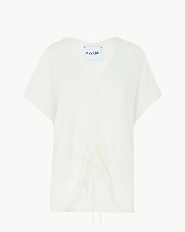 Top Nyso Solid blanc sold by Kutjen