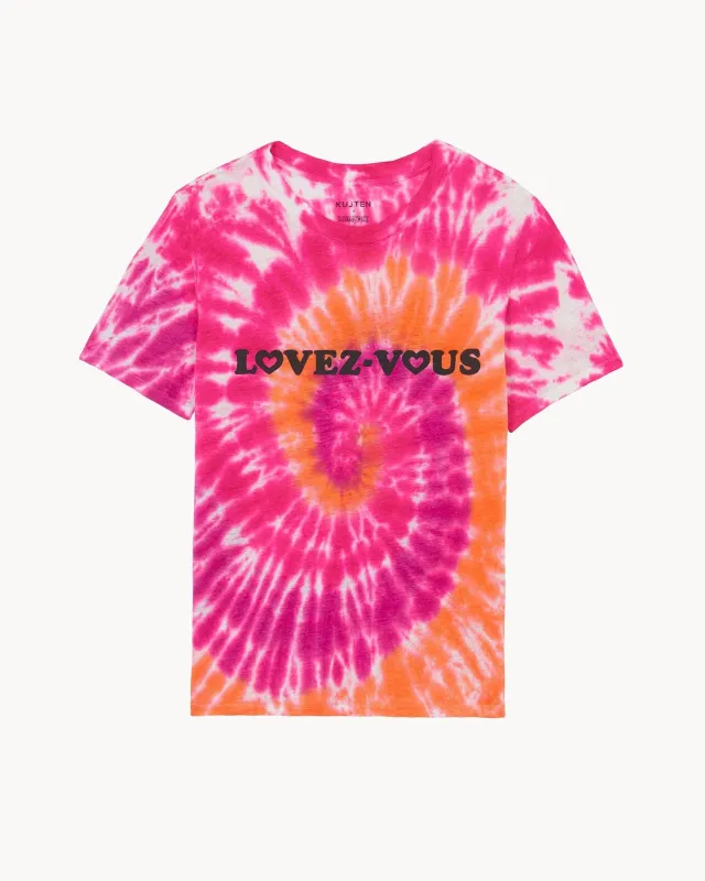 T-Shirt Lovez-Vous rose néon sold by Kutjen