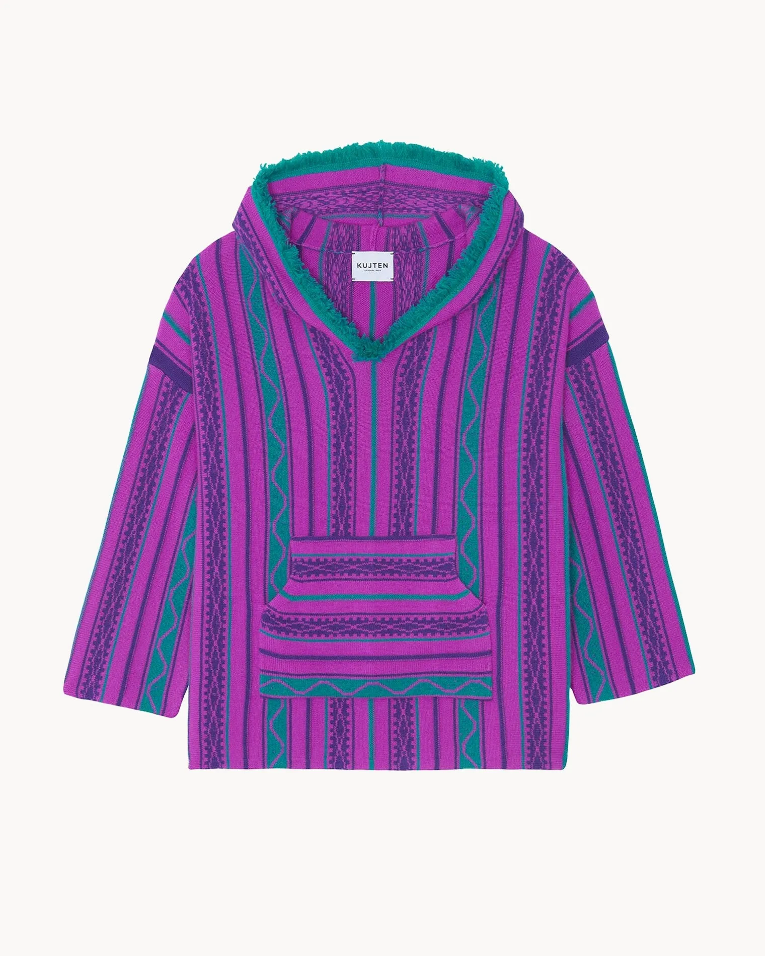 Hoodie Babouh violet fluo sold by Kutjen