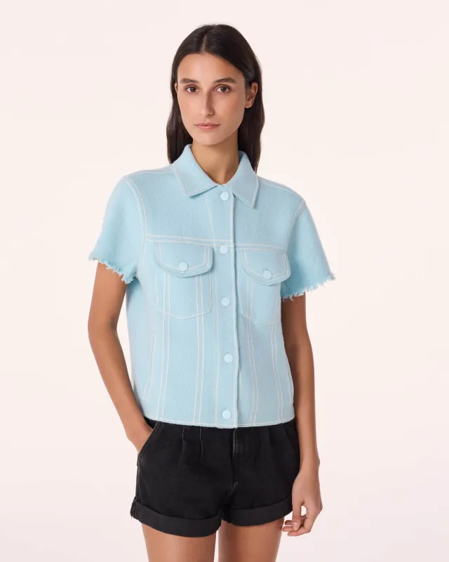 Veste Jessinda vert pastel sold by Kutjen