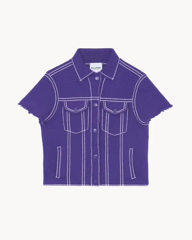 Veste Jessinda deep purple sold by Kutjen