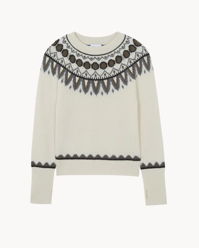 Pull Maria blanc vintage made by Kutjen