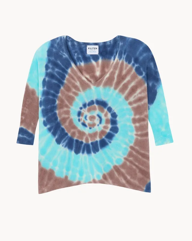 Pull Minie Sunny turquoise marron sold by Kutjen