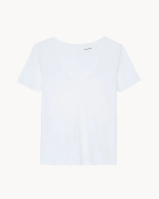 T-Shirt Janis blanc made by Kutjen