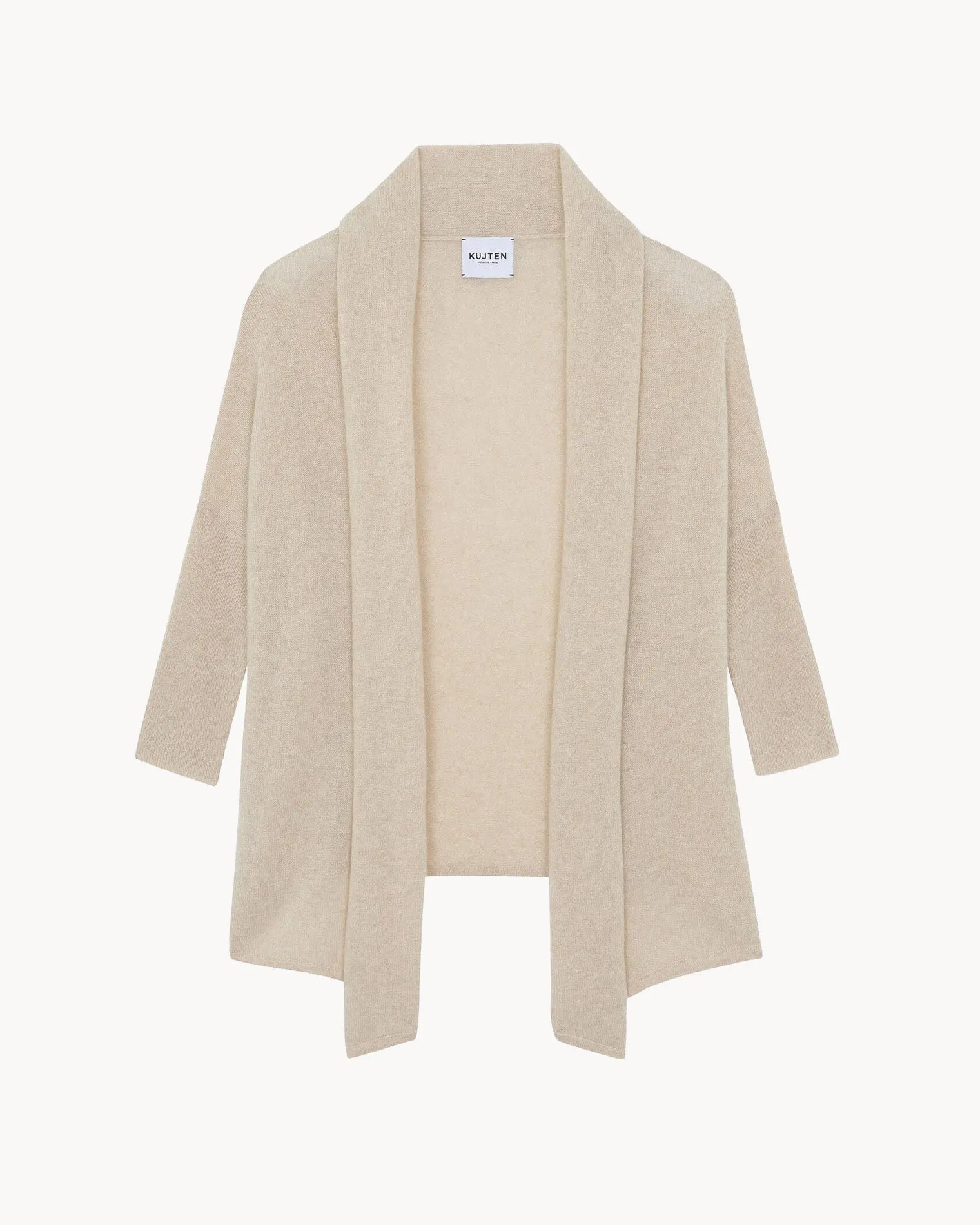 Gilet Louka beige organic sold by Kutjen