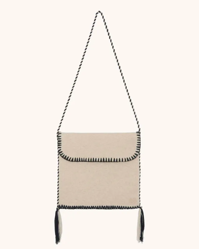 Sac Bords Brodes beige organic made by Kutjen