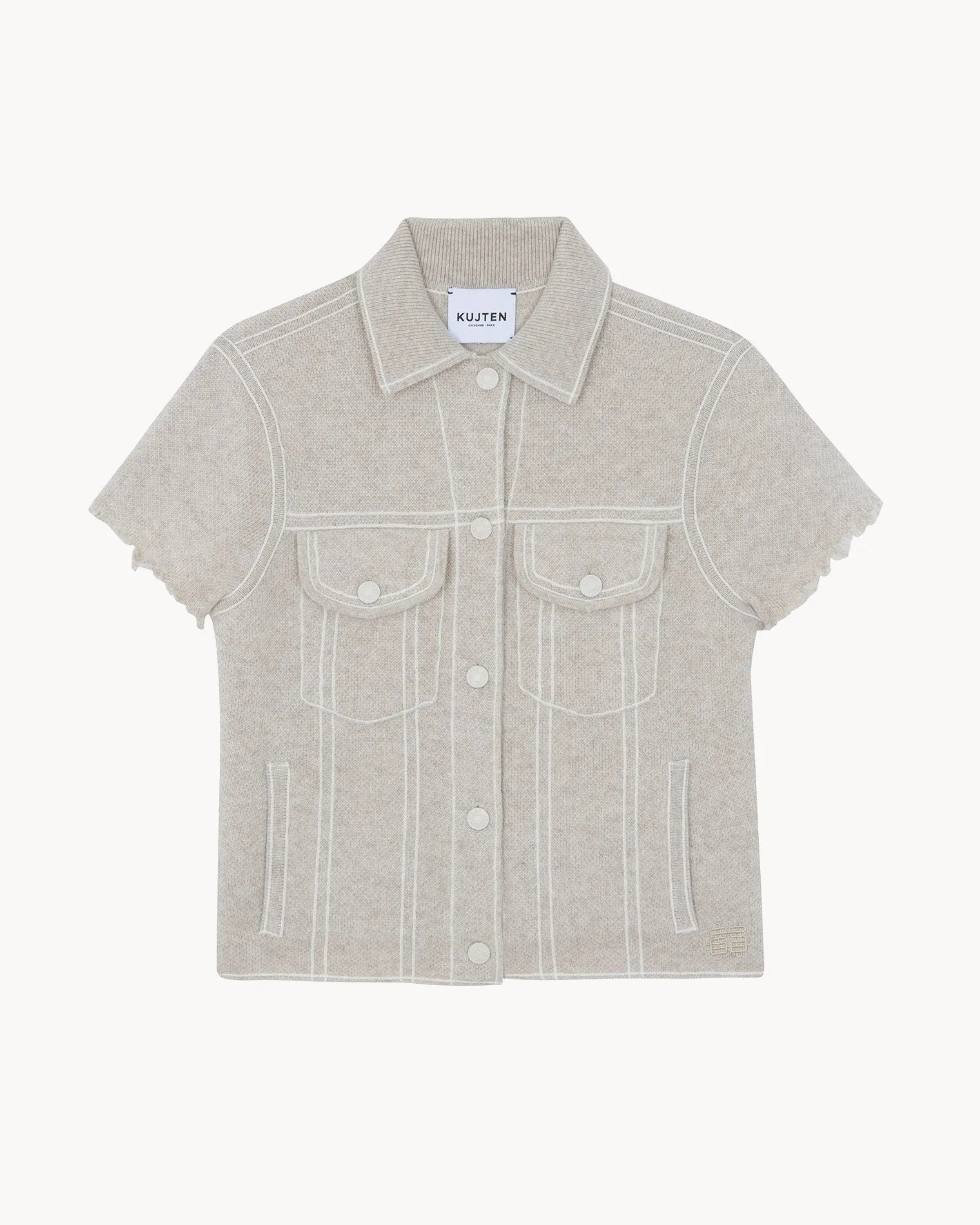 Veste Jessinda avoine sold by Kutjen