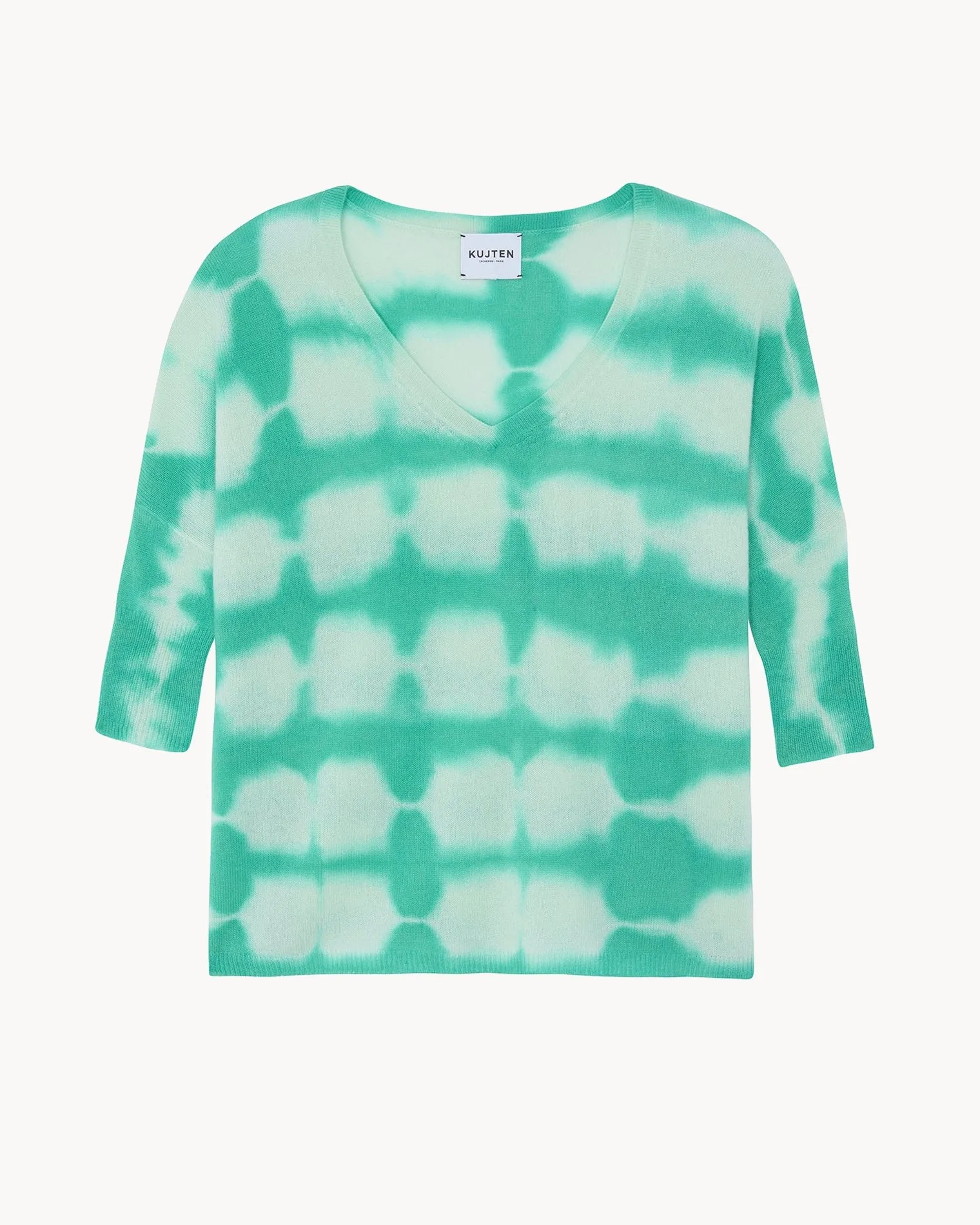 Pull Minie Stripe Dye vert jade sold by Kutjen product image thumbnail 2