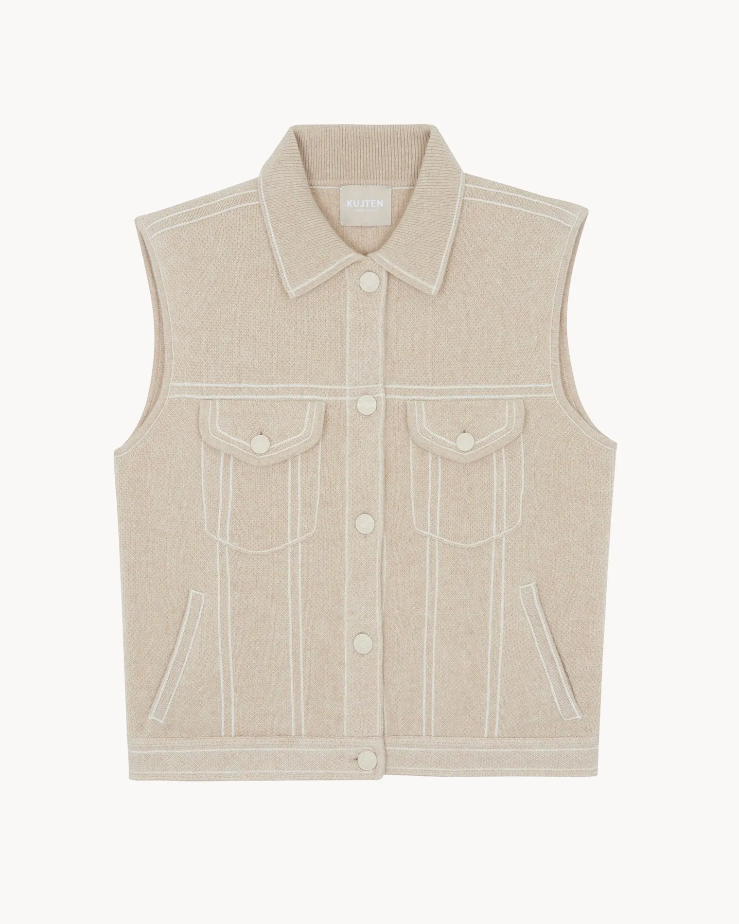 Veste Jess beige organic sold by Kutjen