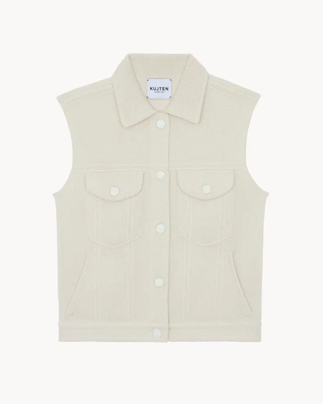 Veste Jess blanc vintage sold by Kutjen