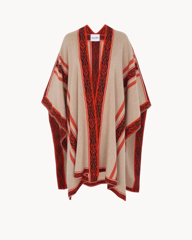 Cape Katika orange rosso sold by Kutjen