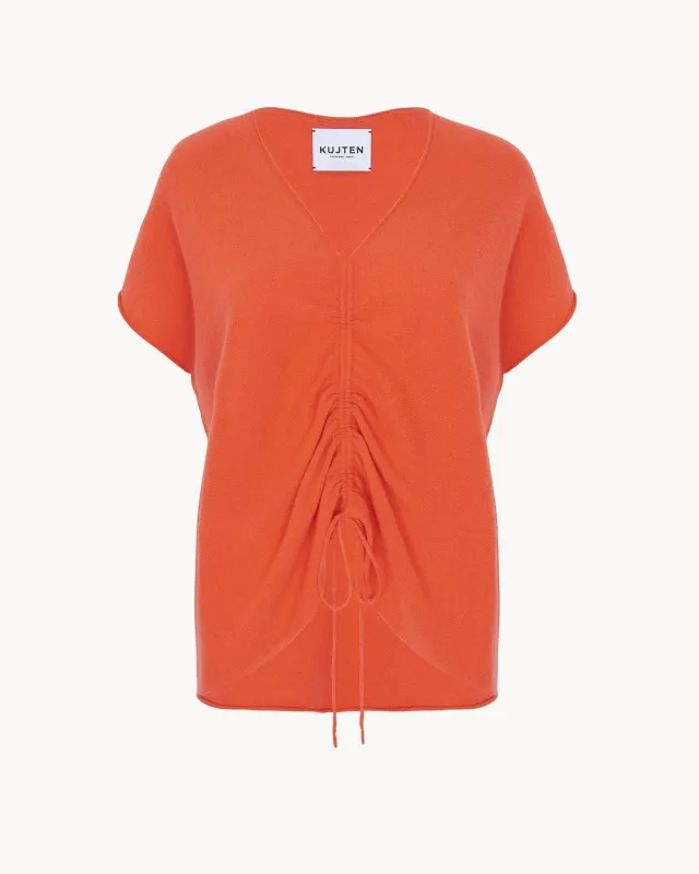 Top Nyso Solid orange hibiscus sold by Kutjen