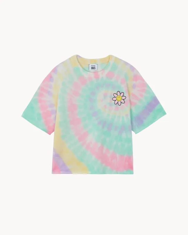 Top Tee Flower Rainbow rainbow dye sold by Kutjen