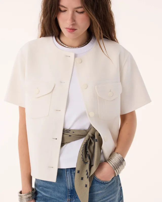 Veste Zafira blanc made by Kutjen