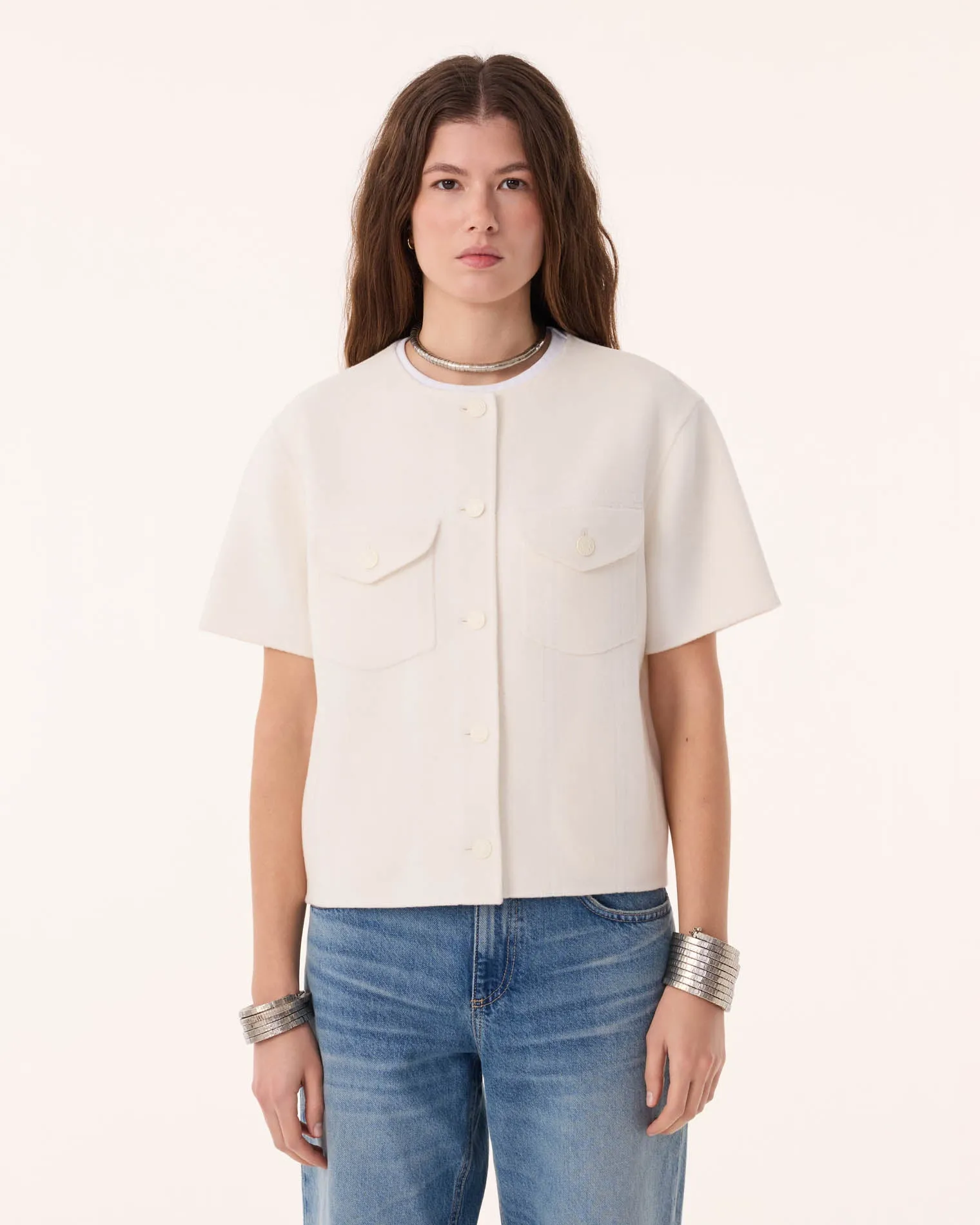 Veste Zafira blanc sold by Kutjen product image thumbnail 2
