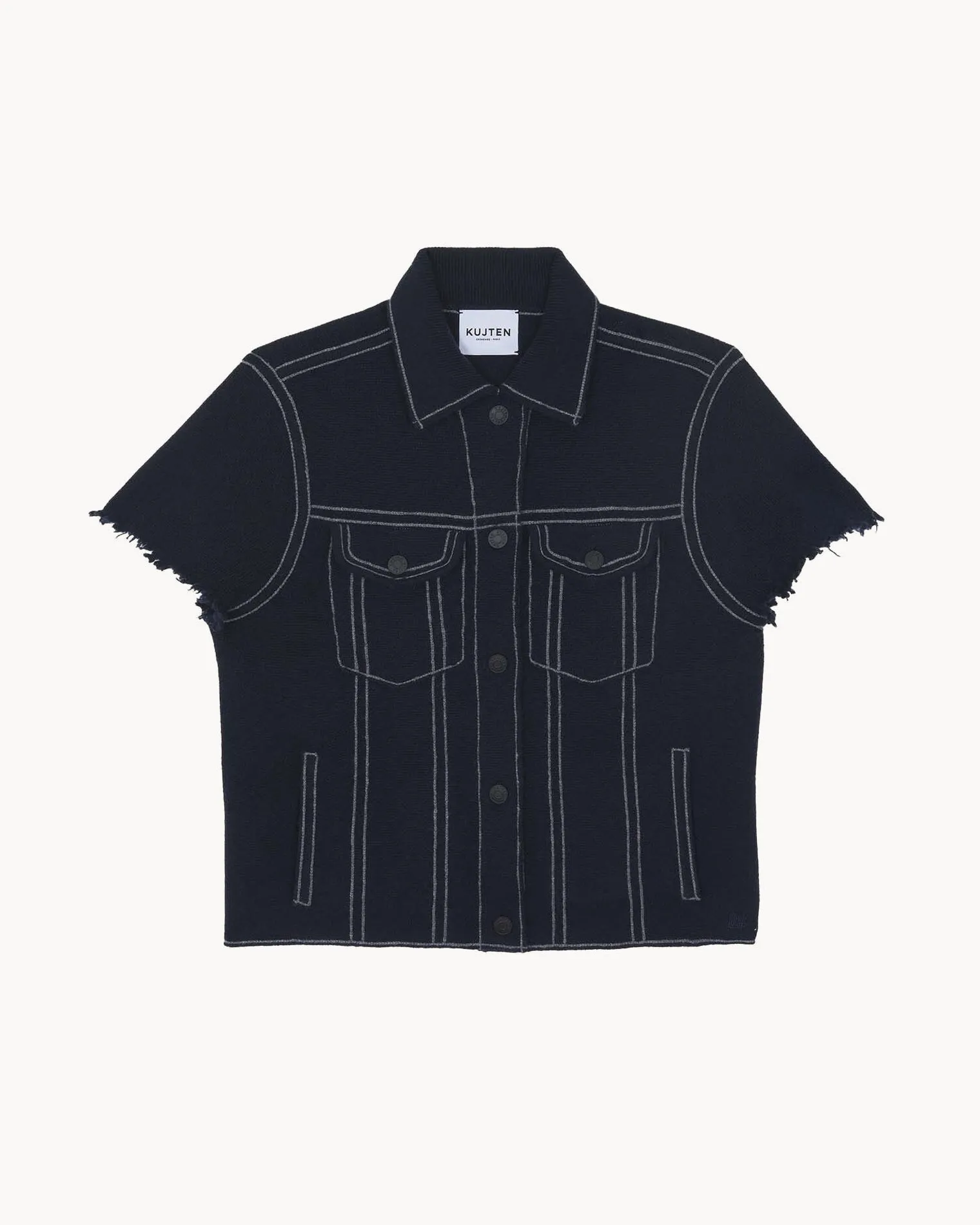 Veste Jessinda bleu marine foncé sold by Kutjen product image thumbnail 5