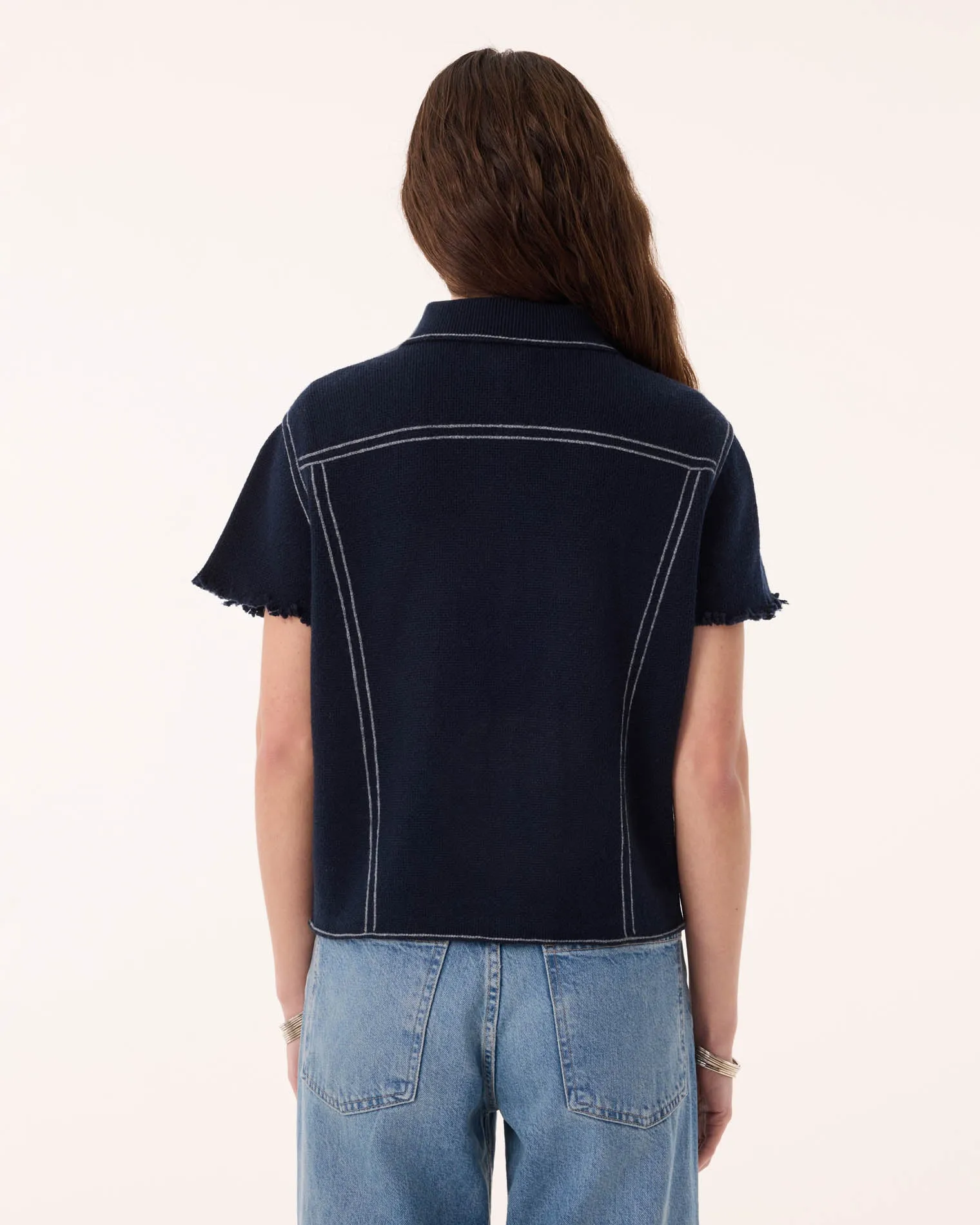 Veste Jessinda bleu marine foncé sold by Kutjen product image thumbnail 4