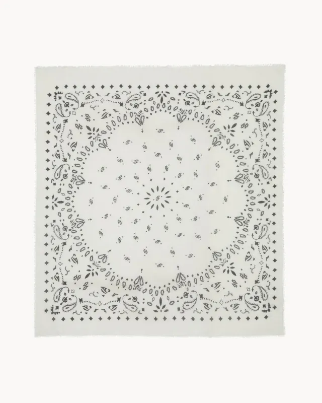 Très Grand Bandana Effy blanc made by Kutjen
